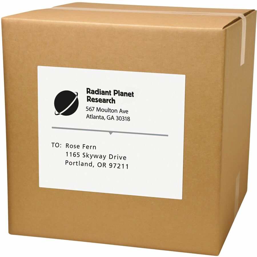 Avery® Shipping Labels for Copiers, 8-1/2" x 11" , 100 Labels (5353) - 8 1/2" Width x 11" Length - Permanent Adhesive - 