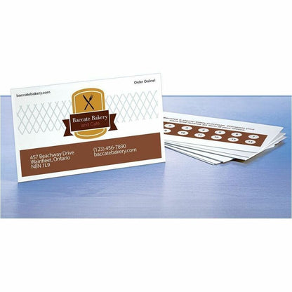 Avery® Business Cards with Sure Feed™ Technology - 216 g/m² Grammage - FSC - Micro Perforated, Uncoated, Heavyweight, Pe