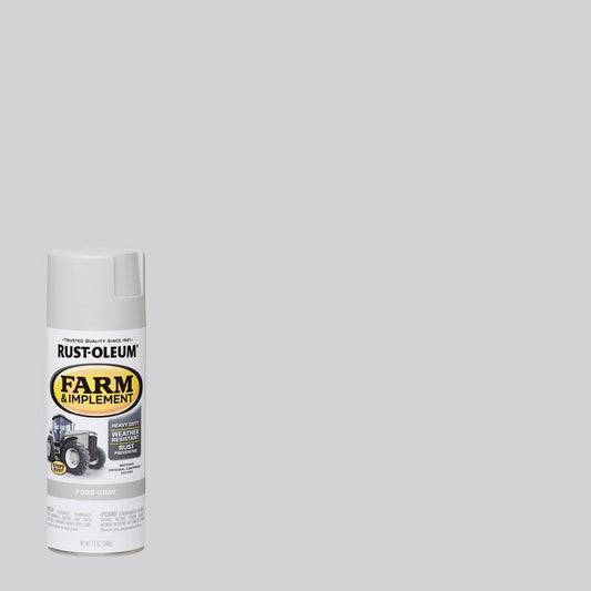 Rust-Oleum Indoor and Outdoor Gloss Ford Gray Oil-Based Farm & Implement 12 oz