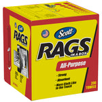 Scott Rags In A Box Fabric Wiping Cloth 200 pk