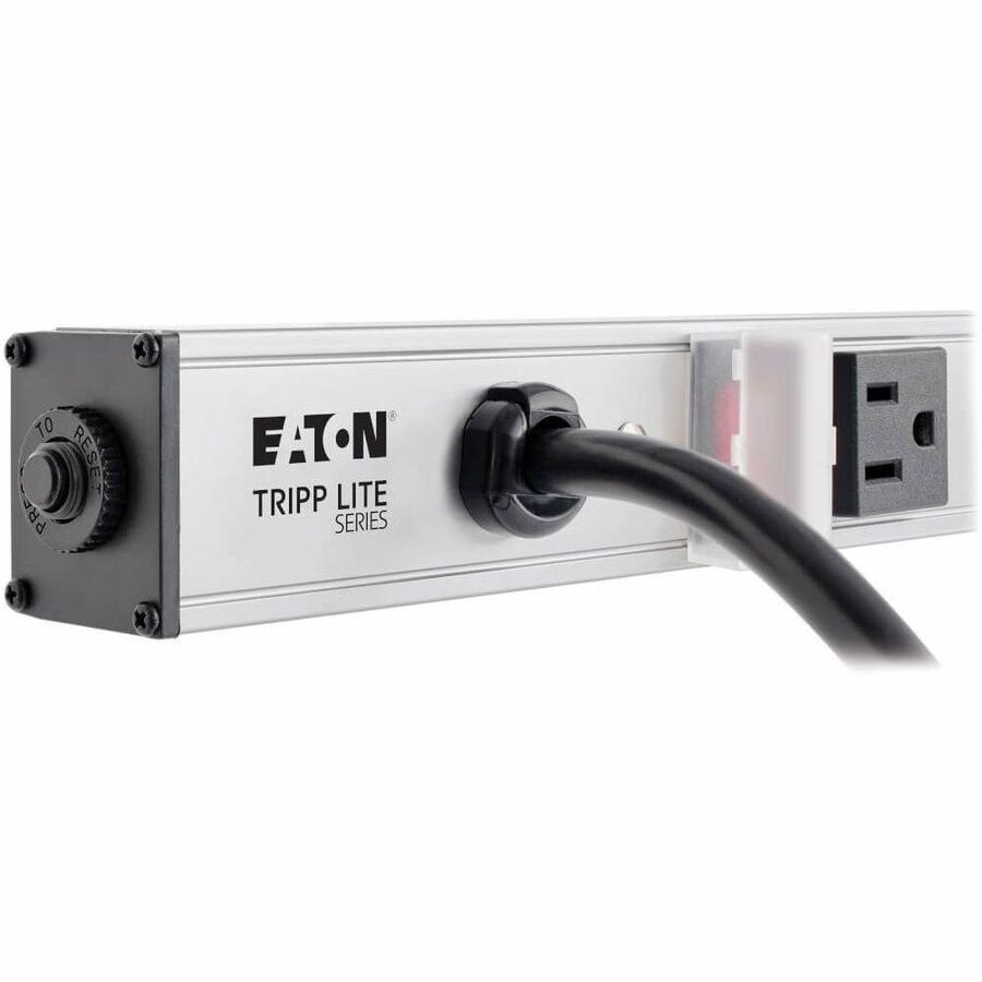 Tripp Lite series 12-Outlet Vertical Power Strip - NEMA 5-15P - 12 x NEMA 5-15R - 15 ft Cord - 120 V AC Voltage - Rack-m