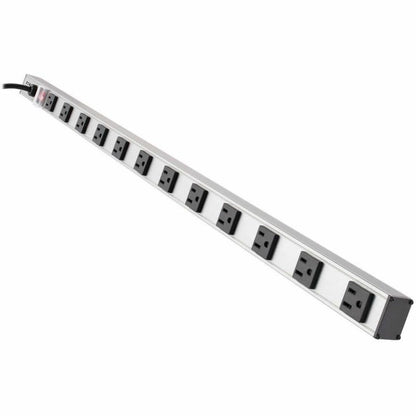 Tripp Lite series 12-Outlet Vertical Power Strip - NEMA 5-15P - 12 x NEMA 5-15R - 15 ft Cord - 120 V AC Voltage - Rack-m