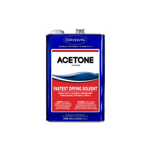 Crown Acetone Fastest Drying Solvent 1 gal