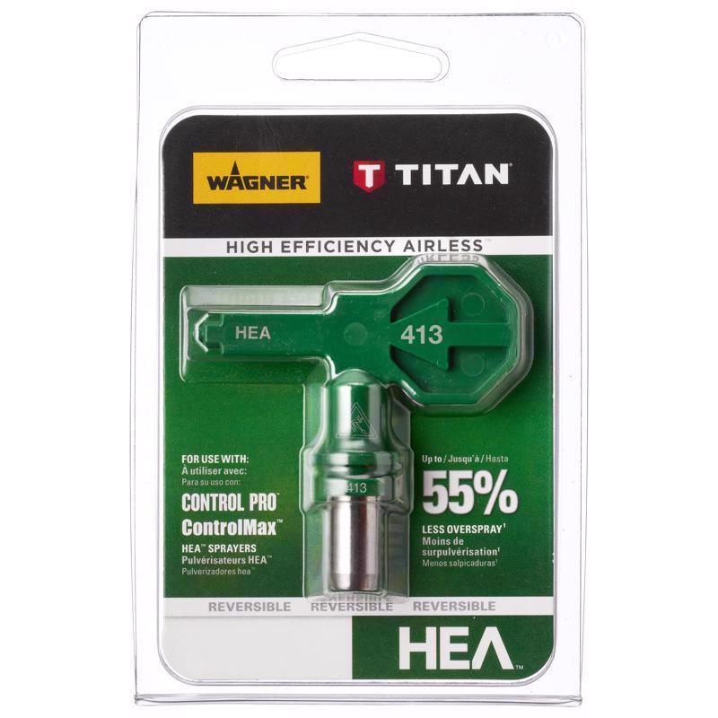 Wagner Titan 413 HEA Fan Airless Spray Tip 1600 psi 8 ft.