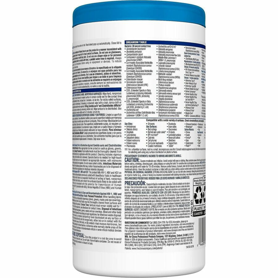 Clorox Healthcare Bleach Germicidal Wipes - 1 Each