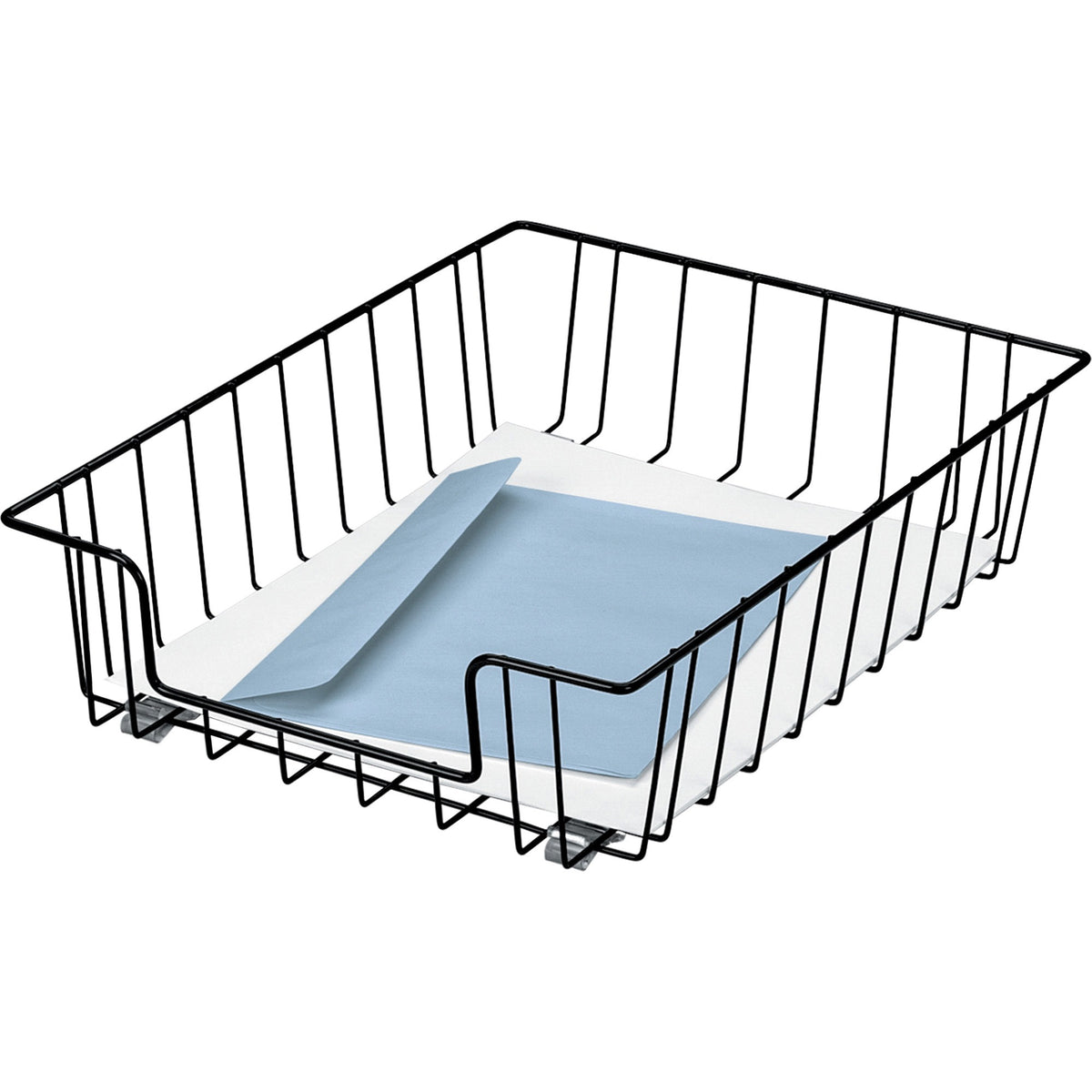 Fellowes Wire 3" Letter Tray - Compartment Size : 8.50" x 11" x 3" - 3" Height x 10" Width x 14.13" Depth - Desktop - St