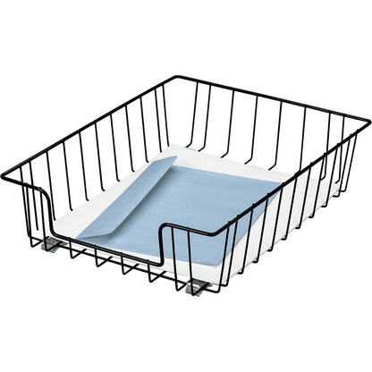 Fellowes Wire 3" Letter Tray - Compartment Size : 8.50" x 11" x 3" - 3" Height x 10" Width x 14.13" Depth - Desktop - St