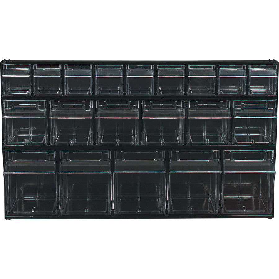 Deflecto Tilt Bin Interlocking Multi-Bin Storage Organizer - 5 Compartment(s) - 6.50" Height x 23.63" Width x 5.25" Dept