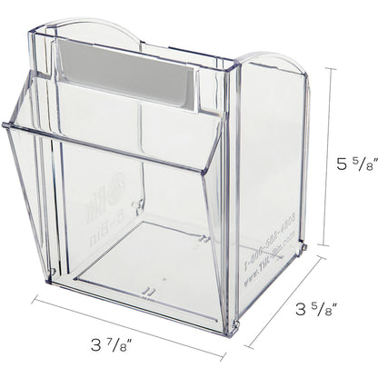 Deflecto Tilt Bin Interlocking Multi-Bin Storage Organizer - 5 Compartment(s) - 6.50" Height x 23.63" Width x 5.25" Dept
