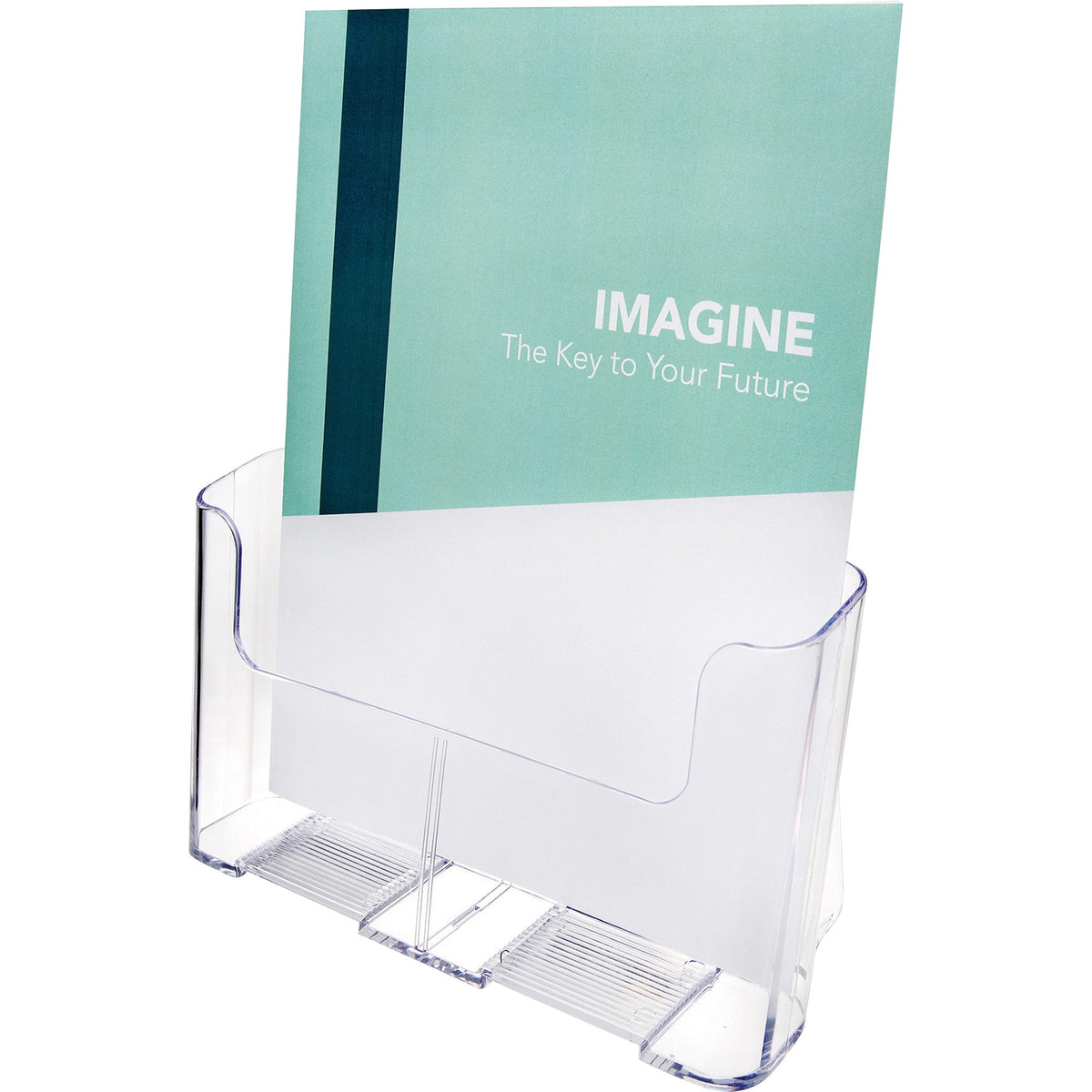 Deflecto Single Compartment DocuHolder - 1 Pocket(s) - 10.75" Height x 9.25" Width x 3.75" Depth - Desktop - Magazine Si