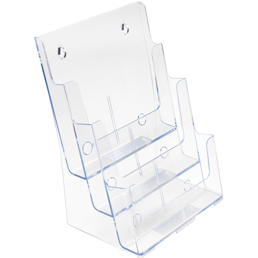 Deflecto Multi-Compartment DocuHolder - 3 Compartment(s) - 3 Tier(s) - 12.62" Height x 9.50" Width x 6.25" Depth - Deskt