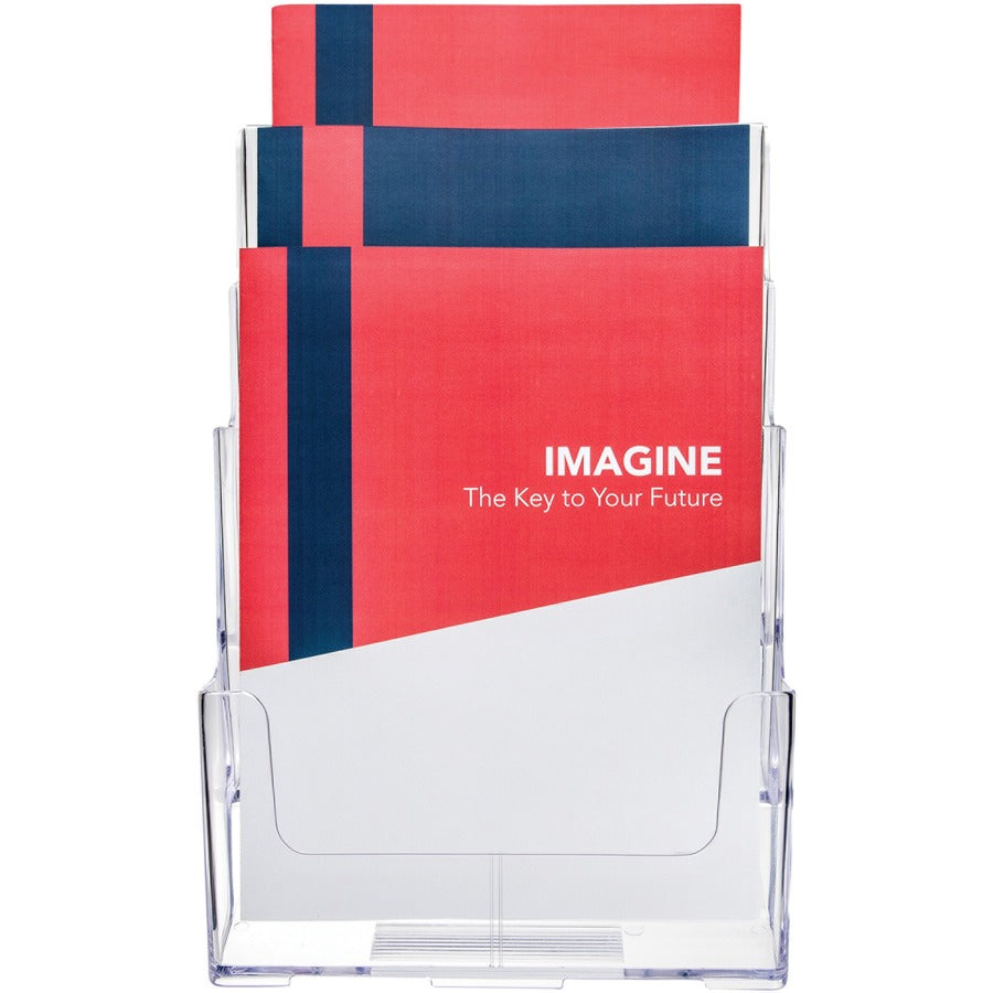 Deflecto Multi-Compartment DocuHolder - 3 Compartment(s) - 3 Tier(s) - 12.62" Height x 9.50" Width x 6.25" Depth - Deskt