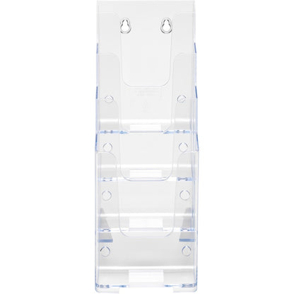 Deflecto Multi-Compartment DocuHolder - 4 Pocket(s) - 4 Tier(s) - 10" Height x 4.87" Width x 8" Depth - Desktop - Leafle