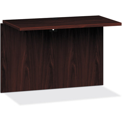 HON 10500 Series Bridge - 29.5" Height x 42" Width x 24" Depth - Square Edge - Material: Wood - Finish: Laminate, Mahoga