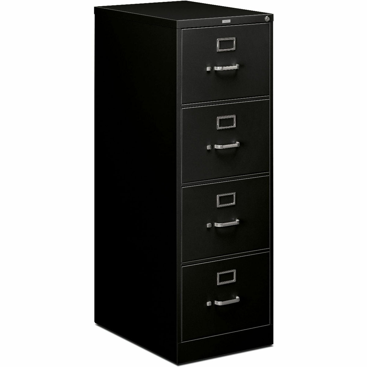HON 510 Series Vertical File With Lock - 4-Drawer - 18.3" Width x 25" Depth x 52" Height - 4 x Drawer(s) for File - Lega