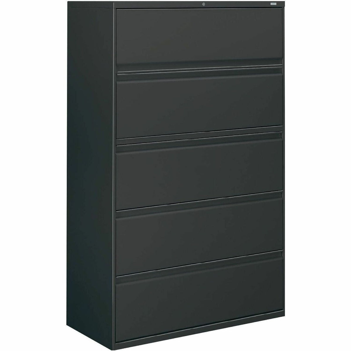 HON Brigade 800 Series 5-Drawer Lateral - 42" Width x 18" Depth x 64.2" Height - 2 x Shelf(ves) - 5 x Drawer(s) for File
