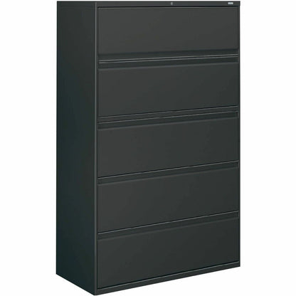 HON Brigade 800 Series 5-Drawer Lateral - 42" Width x 18" Depth x 64.2" Height - 2 x Shelf(ves) - 5 x Drawer(s) for File