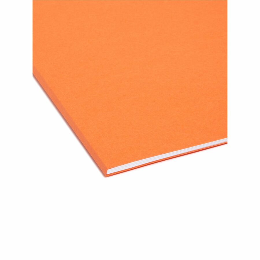 Smead 1/3 Tab Cut Letter Recycled Interior File Folder - 8 1/2" x 11" - 3/4" Expansion - Top Tab Location - Assorted Tab