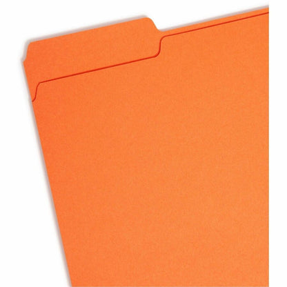 Smead 1/3 Tab Cut Letter Recycled Interior File Folder - 8 1/2" x 11" - 3/4" Expansion - Top Tab Location - Assorted Tab