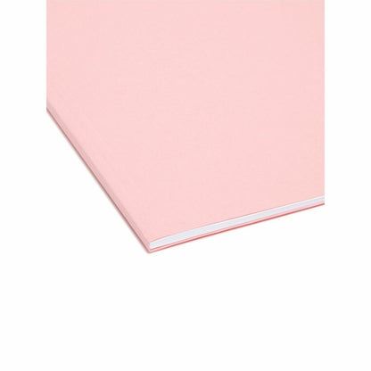 Smead 1/3 Tab Cut Letter Recycled Interior File Folder - 8 1/2" x 11" - 3/4" Expansion - Top Tab Location - Assorted Tab