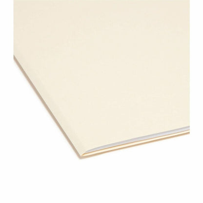 Smead 1/3 Tab Cut Letter Recycled Top Tab File Folder - 8 1/2" x 11" - 3/4" Expansion - Top Tab Location - Left Tab Posi