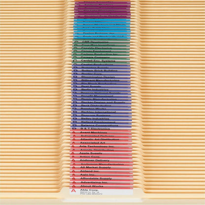 Smead 1/3 Tab Cut Letter Recycled Top Tab File Folder - 8 1/2" x 11" - 3/4" Expansion - Top Tab Location - Center Tab Po