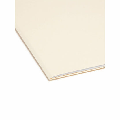 Smead 2/5 Tab Cut Letter Recycled Top Tab File Folder - 8 1/2" x 11" - 3/4" Expansion - Top Tab Location - Right Tab Pos