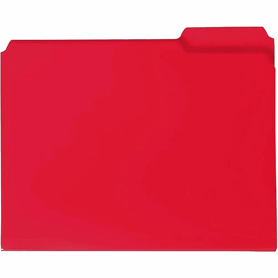 Smead 1/3 Tab Cut Letter Top Tab File Folder - 8 1/2" x 11" - 3/4" Expansion - Top Tab Location - Assorted Tab Position 