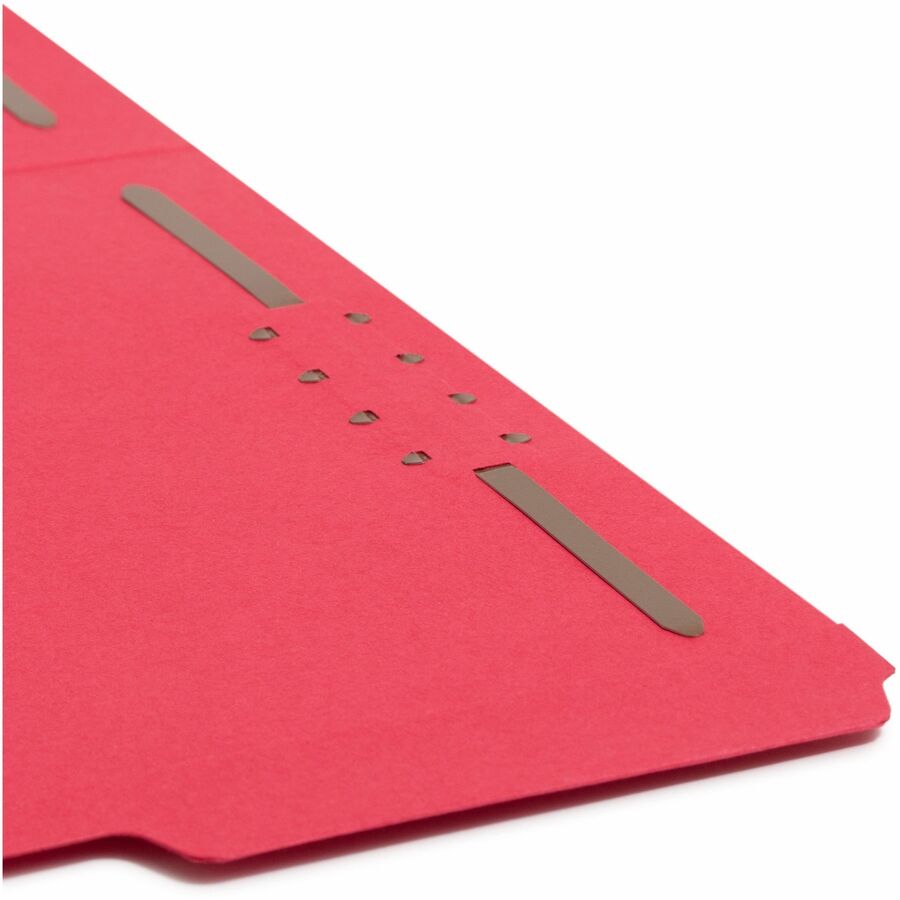 Smead Colored 1/3 Tab Cut Letter Recycled Fastener Folder - 8 1/2" x 11" - 3/4" Expansion - 2 x 2K Fastener - 2" for Fol