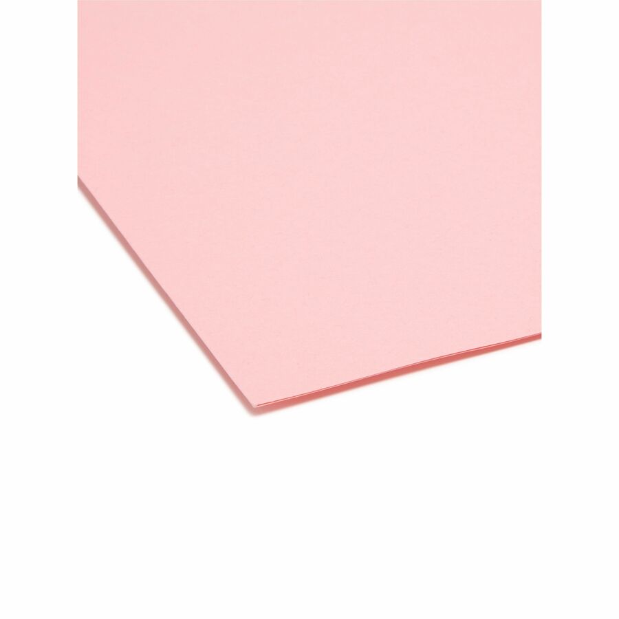 Smead Colored 1/3 Tab Cut Letter Top Tab File Folder - 8 1/2" x 11" - 3/4" Expansion - Top Tab Location - Assorted Tab P
