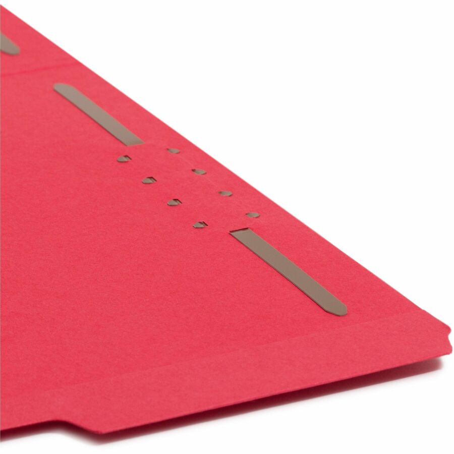 Smead Colored 1/3 Tab Cut Letter Fastener Folder - 8 1/2" x 11" - 3/4" Expansion - 2 x 2K Fastener - 2" for Folder - Top