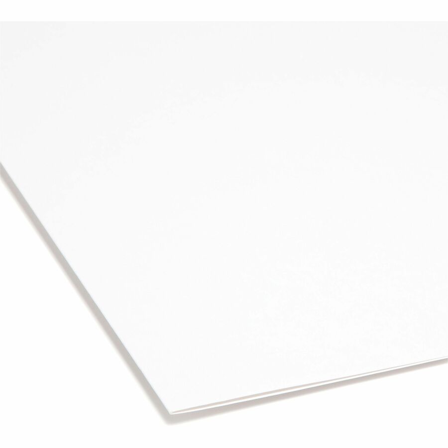 Smead Colored 1/3 Tab Cut Letter Recycled Top Tab File Folder - 8 1/2" x 11" - Top Tab Location - Assorted Tab Position 