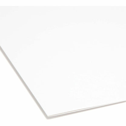 Smead Colored 1/3 Tab Cut Letter Recycled Top Tab File Folder - 8 1/2" x 11" - Top Tab Location - Assorted Tab Position 
