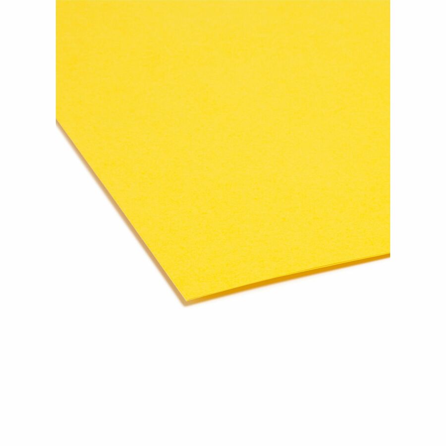 Smead Colored 1/3 Tab Cut Letter Recycled Top Tab File Folder - 8 1/2" x 11" - 3/4" Expansion - Top Tab Location - Assor