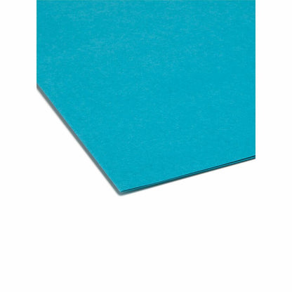 Smead Colored 1/3 Tab Cut Letter Recycled Top Tab File Folder - 8 1/2" x 11" - 3/4" Expansion - Top Tab Location - Assor