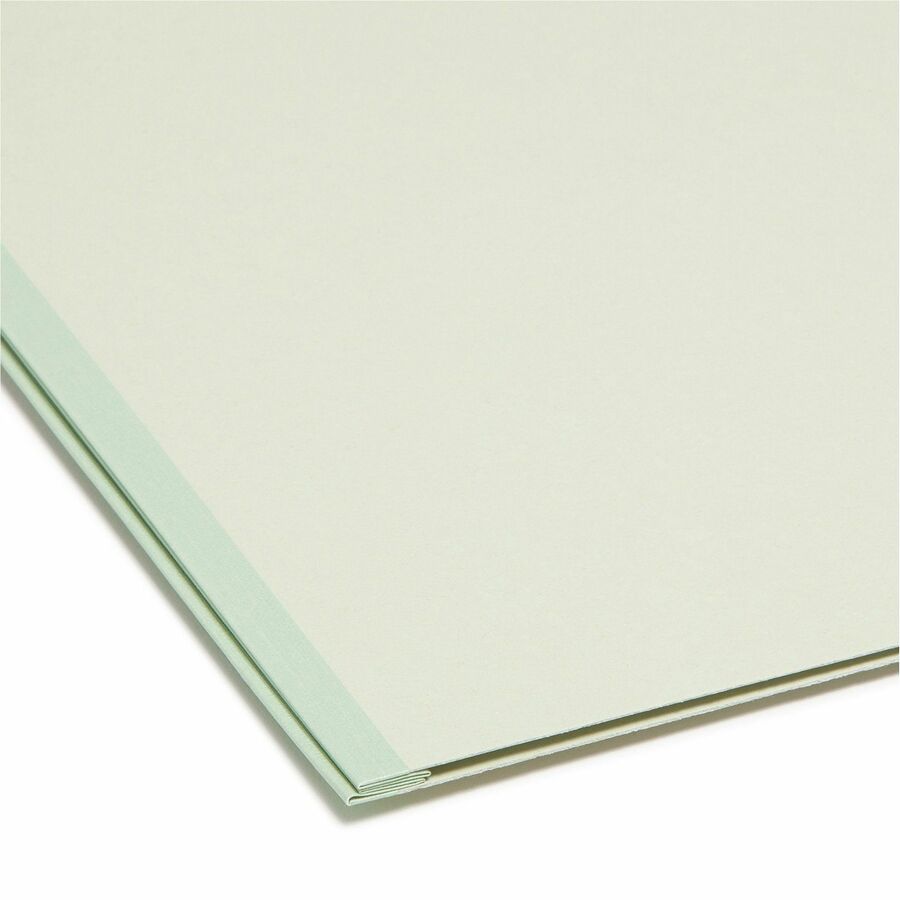 Smead 1/3 Tab Cut Letter Recycled Top Tab File Folder - 8 1/2" x 11" - 2" Expansion - Top Tab Location - Assorted Tab Po