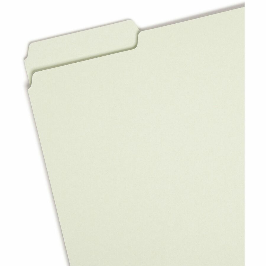 Smead 1/3 Tab Cut Letter Recycled Top Tab File Folder - 8 1/2" x 11" - 2" Expansion - Top Tab Location - Assorted Tab Po