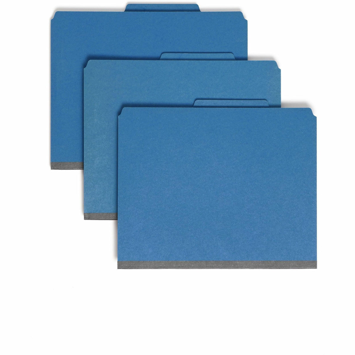 Smead SafeSHIELD 2/5 Tab Cut Letter Recycled Classification Folder - 8 1/2" x 11" - 3" Expansion - 2 x 2S Fastener - 2" 