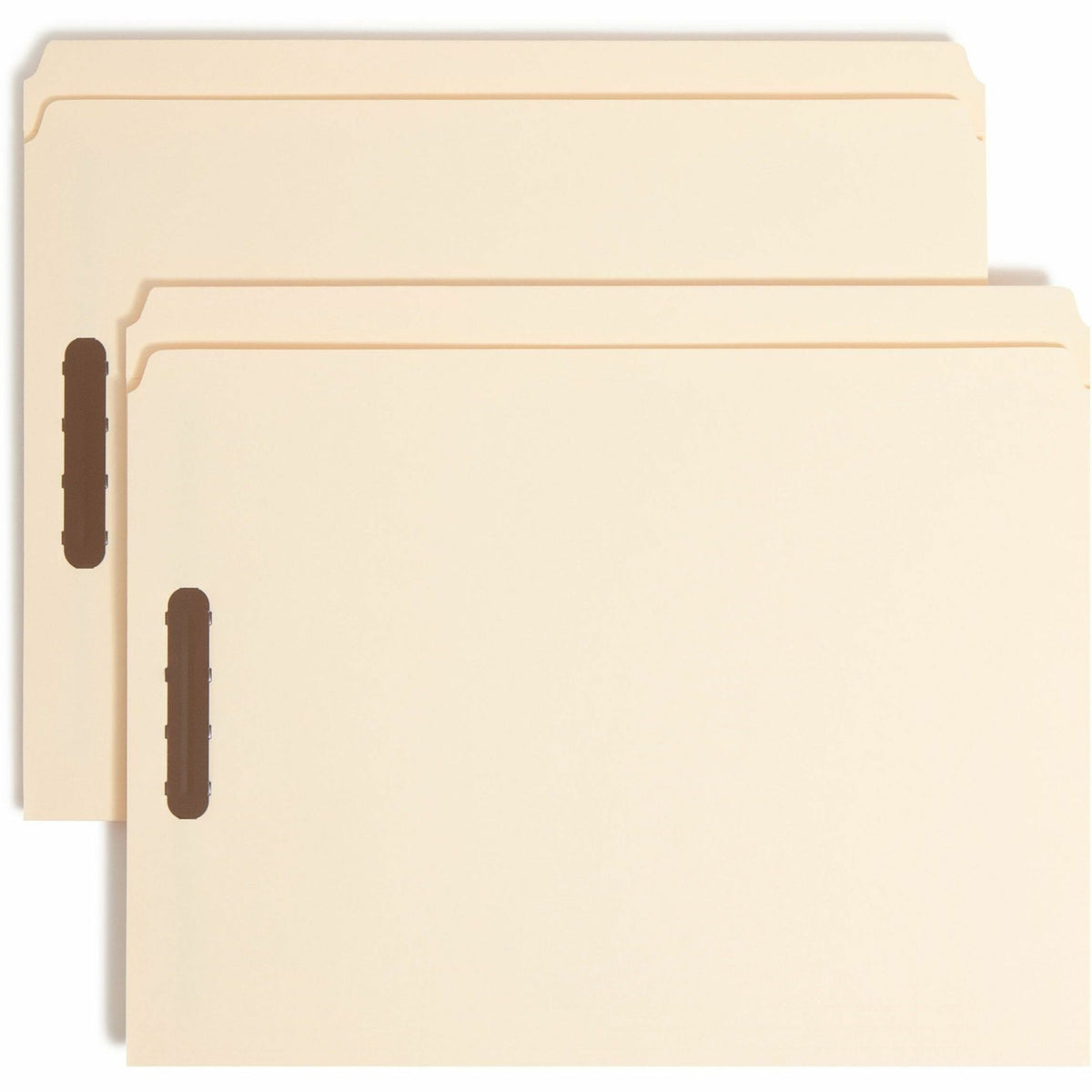Smead Straight Tab Cut Letter Recycled Fastener Folder - 8 1/2" x 11" - 3/4" Expansion - 2 x 2K Fastener - 2" for Folder