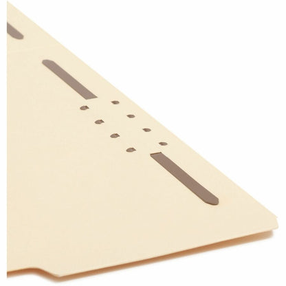 Smead 1/3 Tab Cut Letter Recycled Fastener Folder - 8 1/2" x 11" - 3/4" Expansion - 2 x 2K Fastener - 2" for Folder - To