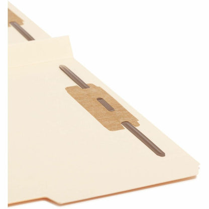 Smead 1/3 Tab Cut Letter Recycled Fastener Folder - 8 1/2" x 11" - 1 1/2" Expansion - 2 x 2B Fastener - 1 1/2" for Folde