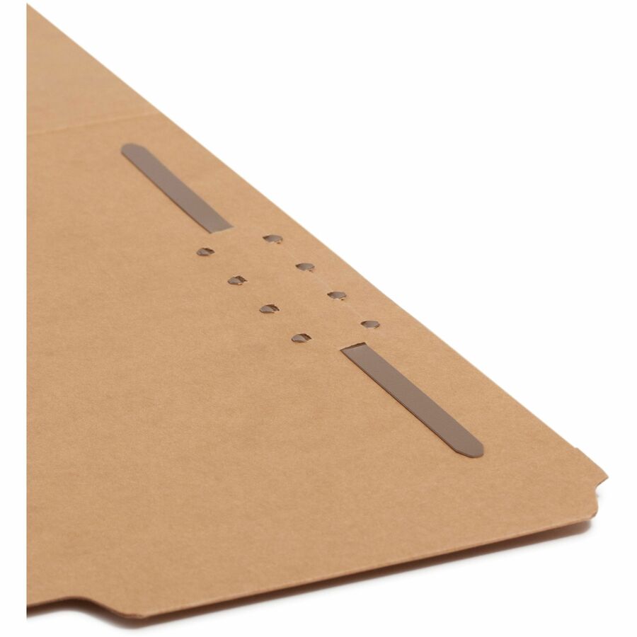 Smead Straight Tab Cut Letter Recycled Fastener Folder - 8 1/2" x 11" - 3/4" Expansion - 1 x 2K Fastener - 2" for Folder