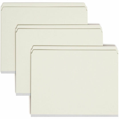 Smead Straight Tab Cut Letter Recycled Fastener Folder - 8 1/2" x 11" - 2" Expansion - 2 x 2S Fastener - 2" for Folder -