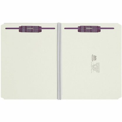 Smead Straight Tab Cut Letter Recycled Fastener Folder - 8 1/2" x 11" - 2" Expansion - 2 x 2S Fastener - 2" for Folder -