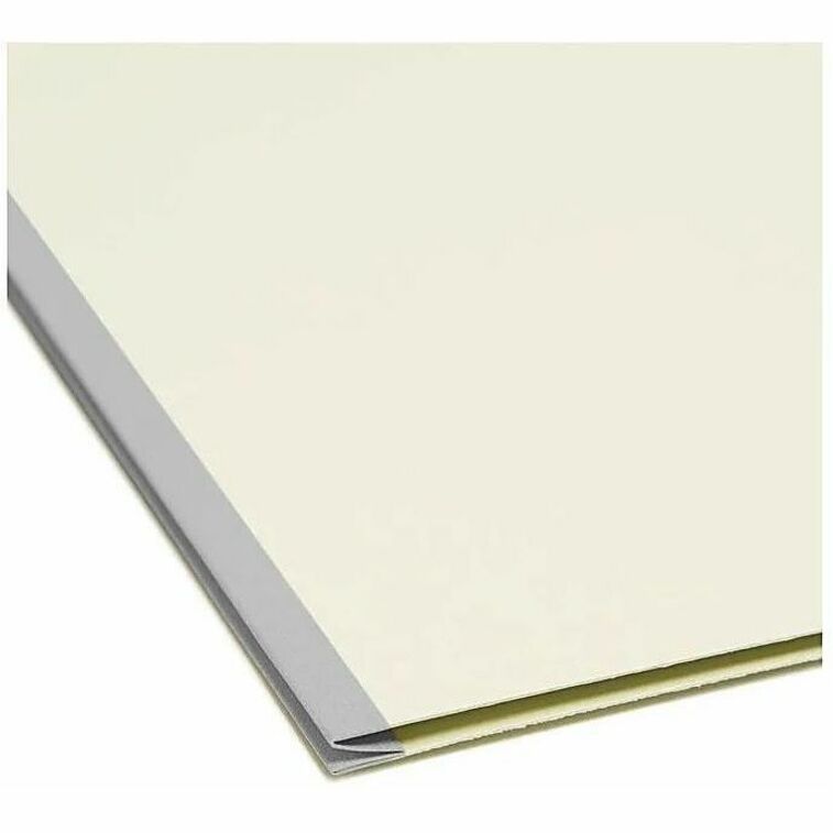 Smead 1/3 Tab Cut Letter Recycled Fastener Folder - 8 1/2" x 11" - 1" Expansion - 2 x 2S Fastener - 2" for Folder - Top 