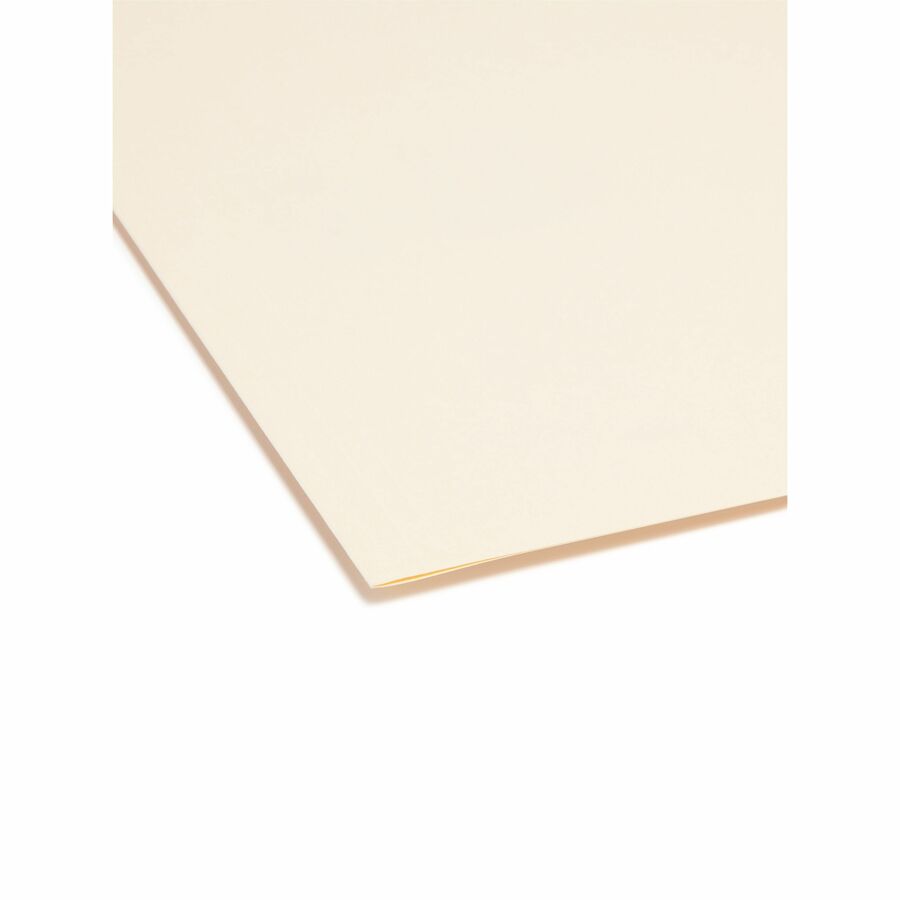 Smead Straight Tab Cut Legal Recycled Top Tab File Folder - 8 1/2" x 14" - 3/4" Expansion - 11 pt. - 2 Plys - Manila - 1