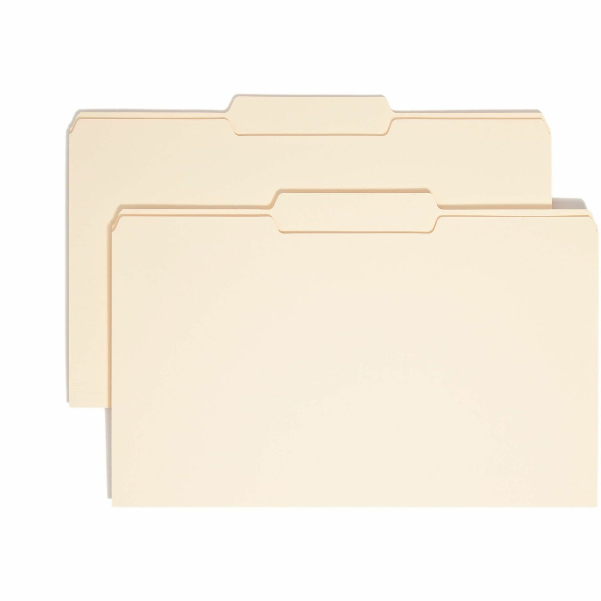 Smead 1/3 Tab Cut Legal Recycled Top Tab File Folder - 8 1/2" x 14" - 3/4" Expansion - Top Tab Location - Center Tab Pos