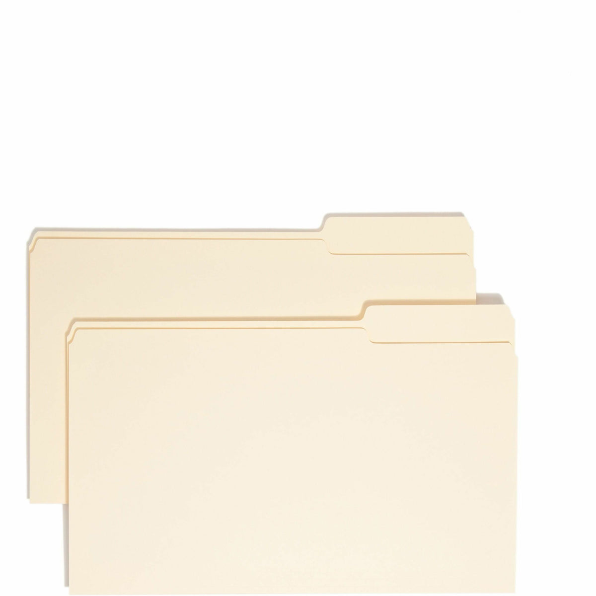 Smead 1/3 Tab Cut Legal Recycled Top Tab File Folder - 8 1/2" x 14" - 3/4" Expansion - Top Tab Location - Third Tab Posi
