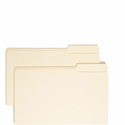 Smead 1/3 Tab Cut Legal Recycled Top Tab File Folder - 8 1/2" x 14" - 3/4" Expansion - Top Tab Location - Third Tab Posi