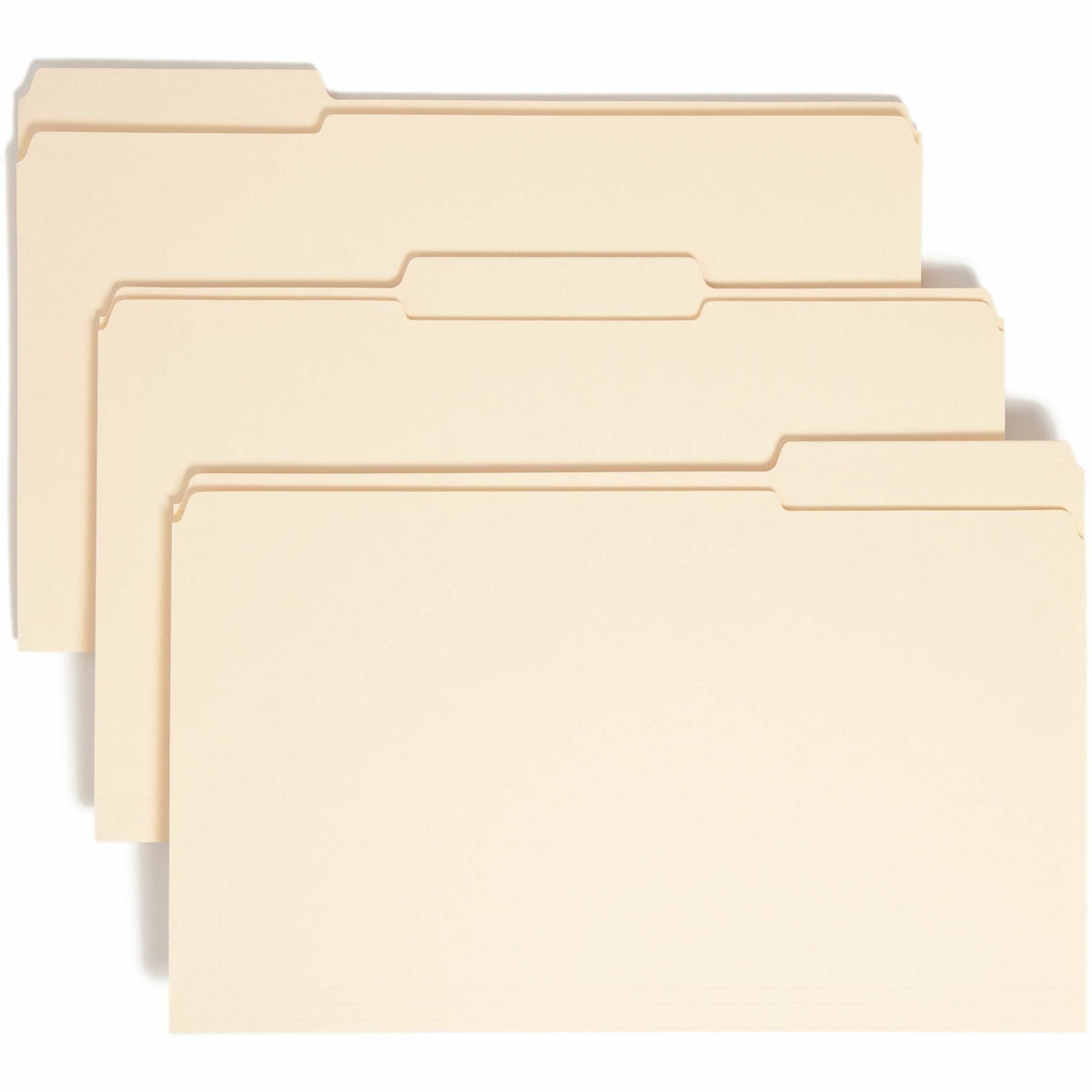 Smead 1/3 Tab Cut Legal Recycled Top Tab File Folder - 8 1/2" x 14" - 3/4" Expansion - Top Tab Location - Assorted Tab P